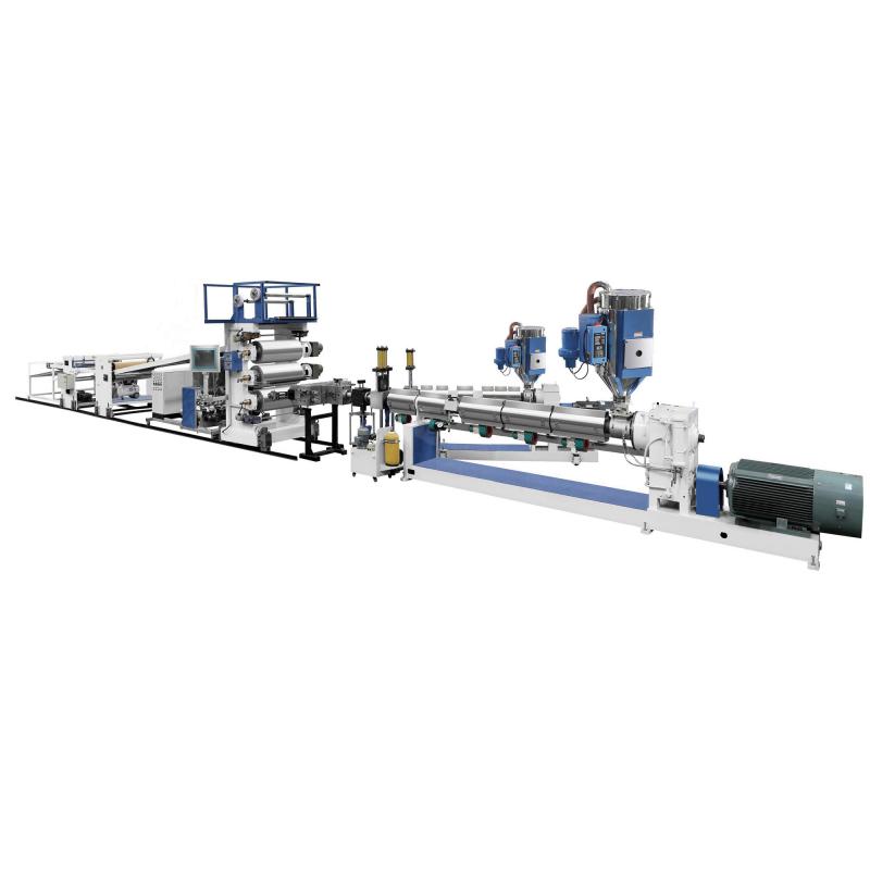 Raw material line for hips air conditioner