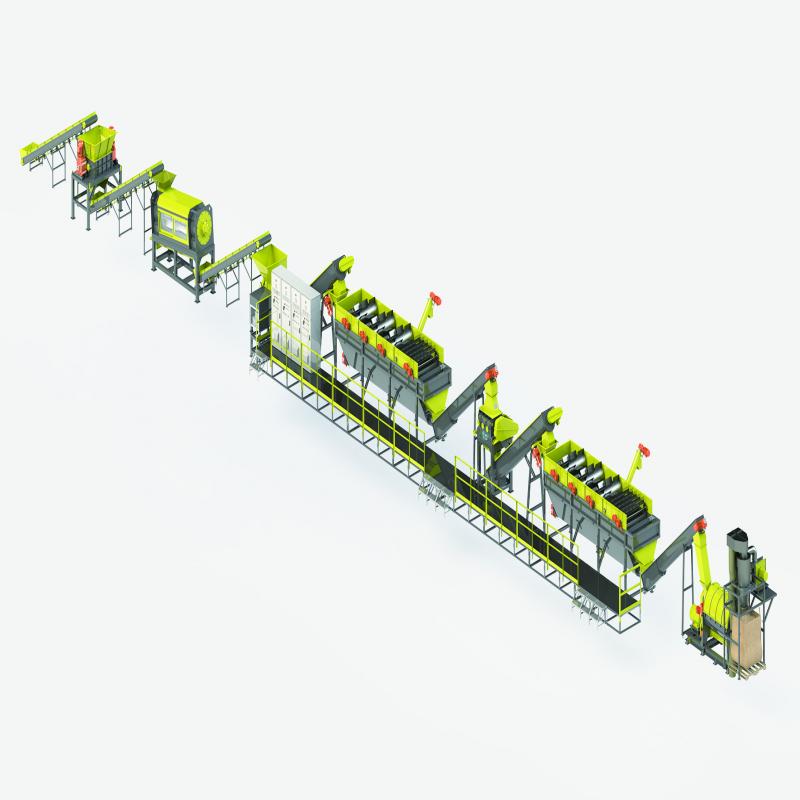 Cleaning production line